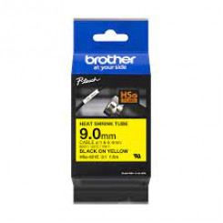 Brother HSe-621E - Black on yellow - Roll (0.9 cm x 1.5 m) 1 cassette(s) hanging box - heat shrink tube tape - for P-Touch PT-D800W, PT-E300, PT-E300VP, PT-E550WVP, PT-P700, PT-P750W, PT-P900W, PT-P950NW
